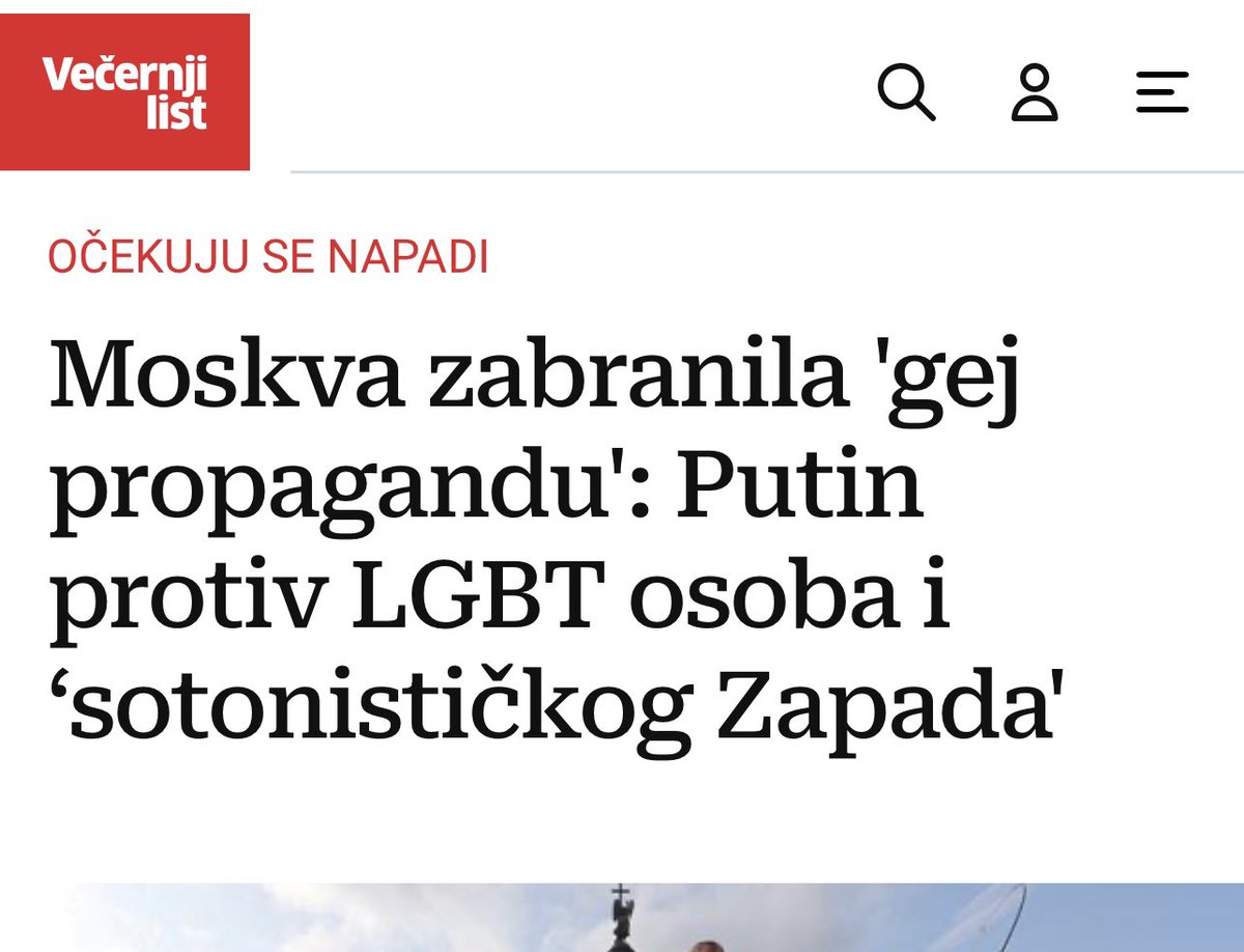 Dobro jutro, Putinu najvise.
