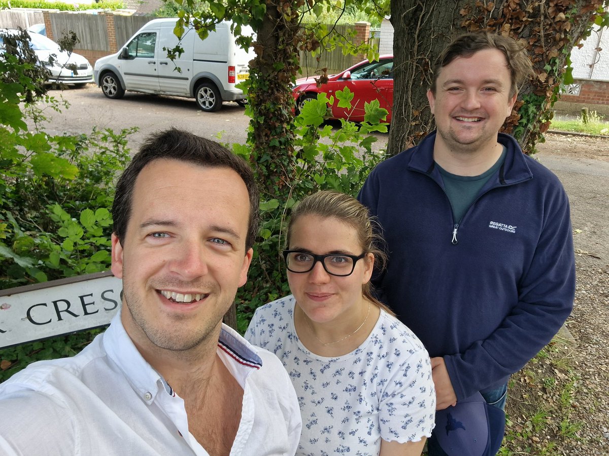 Its a busy sunday! Out with @ThezenBen and @ReadingWestCon1 with our candidate @lizzysheppard12 ahead of the Norcot by-election this week. Next stop - IKEA to pick up the highchair 👶