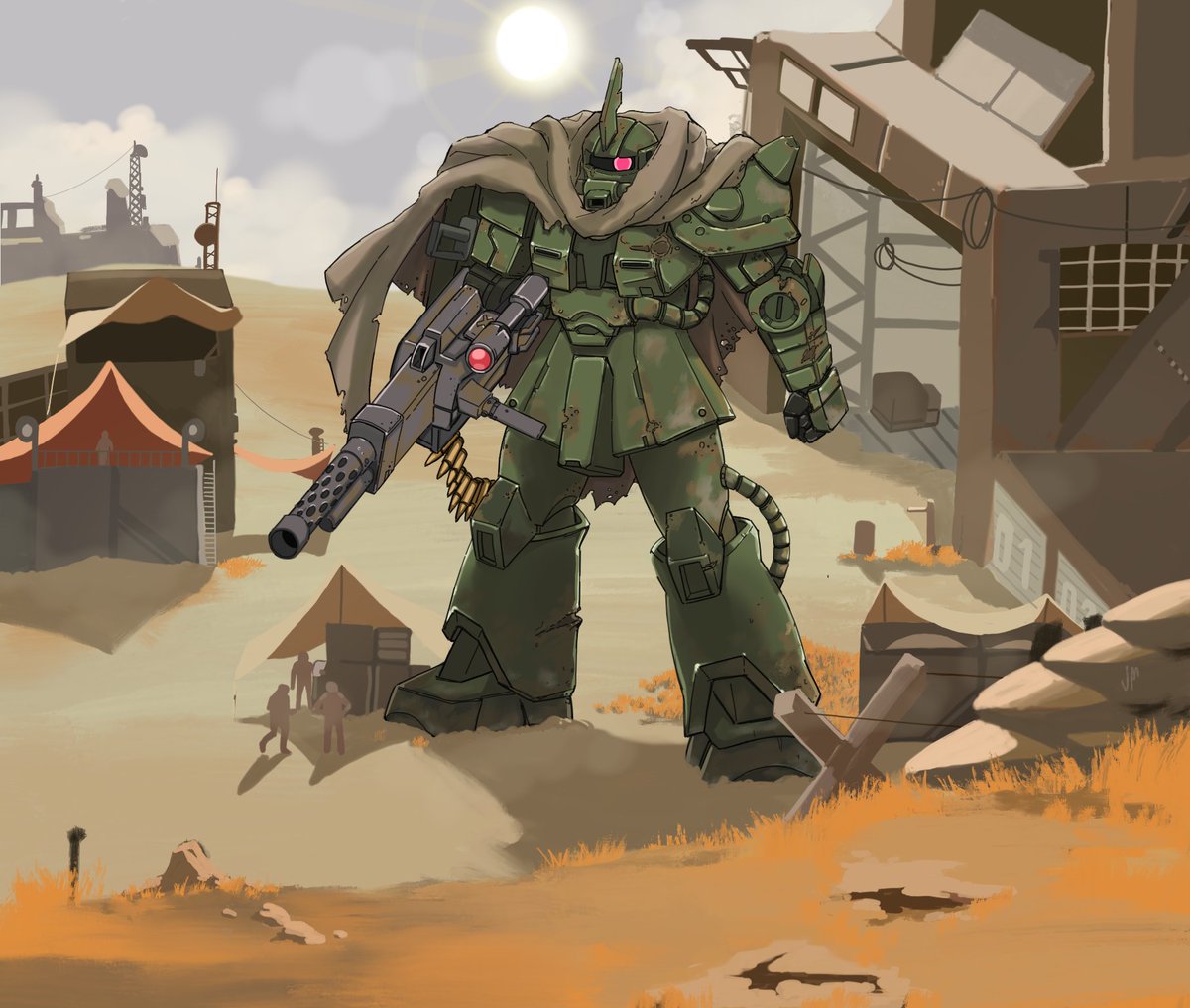 mesa (comms open) (@doodlebird14) on Twitter photo Custom Zaku Commission done!
#gundam Custom Zaku Commission done!
#gundam