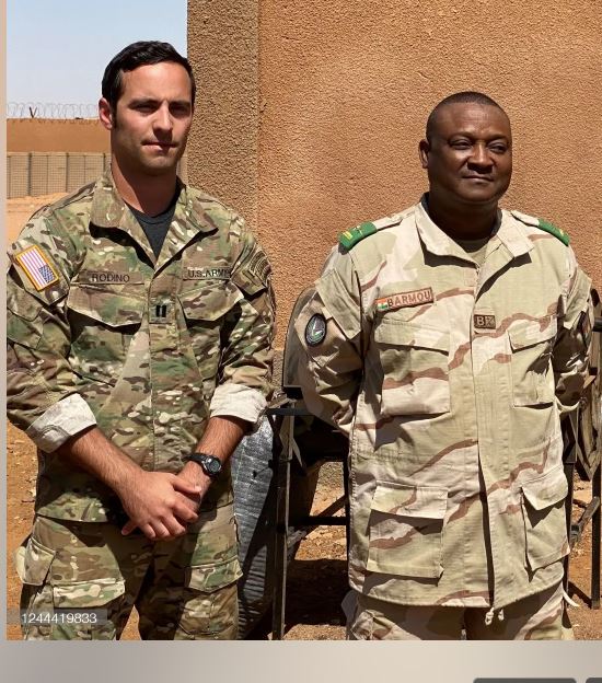 nickturse's tweet photo. “We have had a very long relationship with the United States,” Brig. Gen. Barmou said in 2021. Just last month, he met with a 3-star US general. This week, he joined a junta that ousted Mohamed Bazoum, Niger’s democratically elected president. 🧵 1/6
https://t.co/aMaG81nvxh https://t.co/4Vd7ZRWarQ