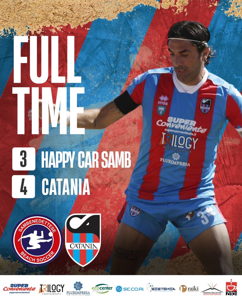 cataniafc_'s tweet photo. β½οΈβ€οΈπ #WeBeach
ποΈ Happy Car Samb vs Catania 3-4
#BeachSoccer #CataniaFC https://t.co/mOzqX091Ud