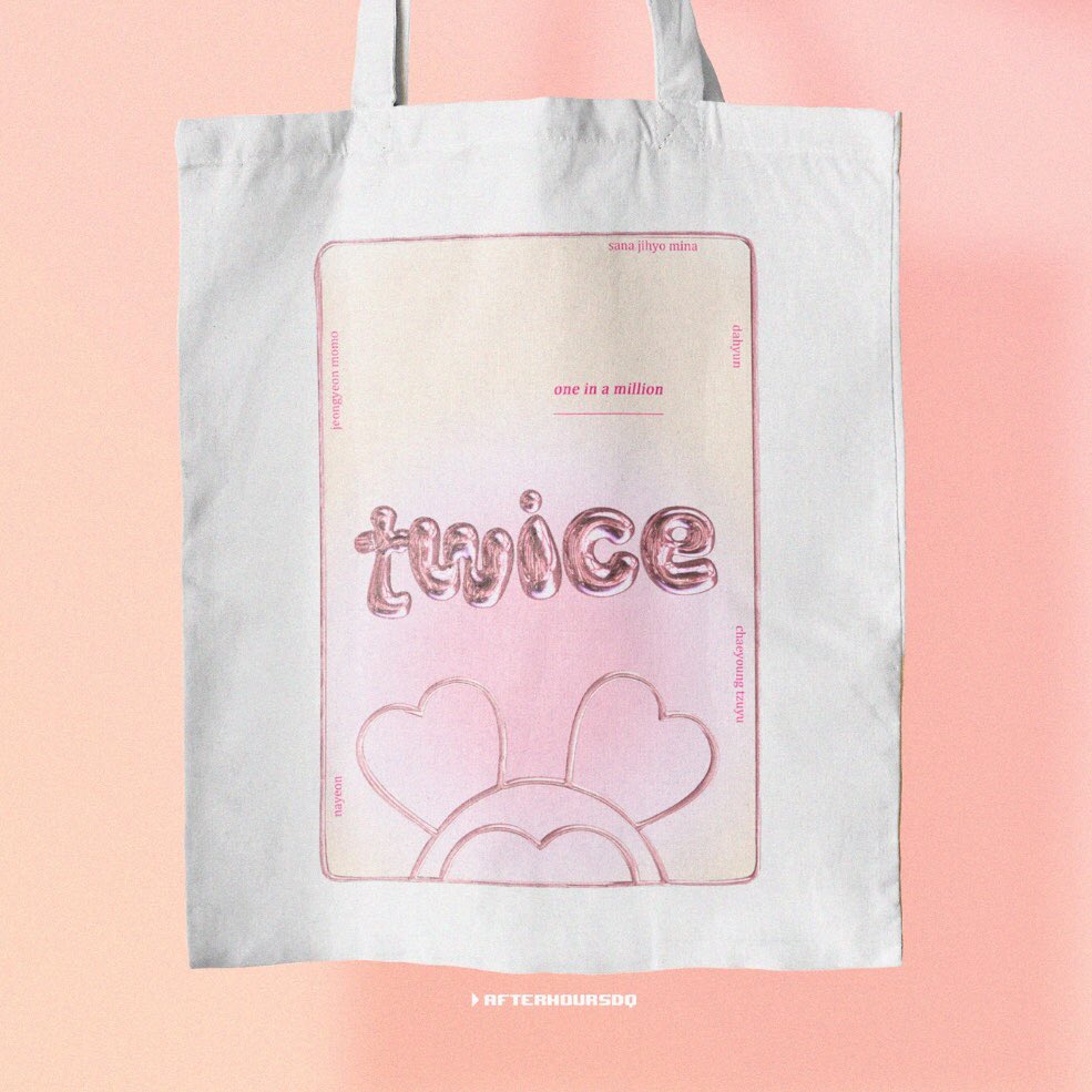 Pre - order our #TWICE inspired tote bag for only 160 pesos!

🤍 bit.ly/ahdqtwicertb

wts lfb ic rtb ready to be bulacan ph once nayeon jeongyeon momo sana jihyo mina dahyun chaeyoung tzuyu help rt #TWICE_5TH_WORLD_TOUR #TWICE_5TH_WORLD_TOUR_IN_BULACAN