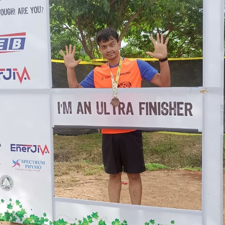 Swapnesh0109's tweet photo. Congratulations SWAPNESH Bib 26095 Distance 25km Time 2:05:48 (provisional) Details at https://t.co/zfQu335ZP4 - Racetime India
Thank you @NEBSportsEPL for giving such an amazing experience today ❤
#Run #runner #running #nebsports #ultrarun #bangaloreultra2023 #25krun #longrun https://t.co/GV6xRWynD0