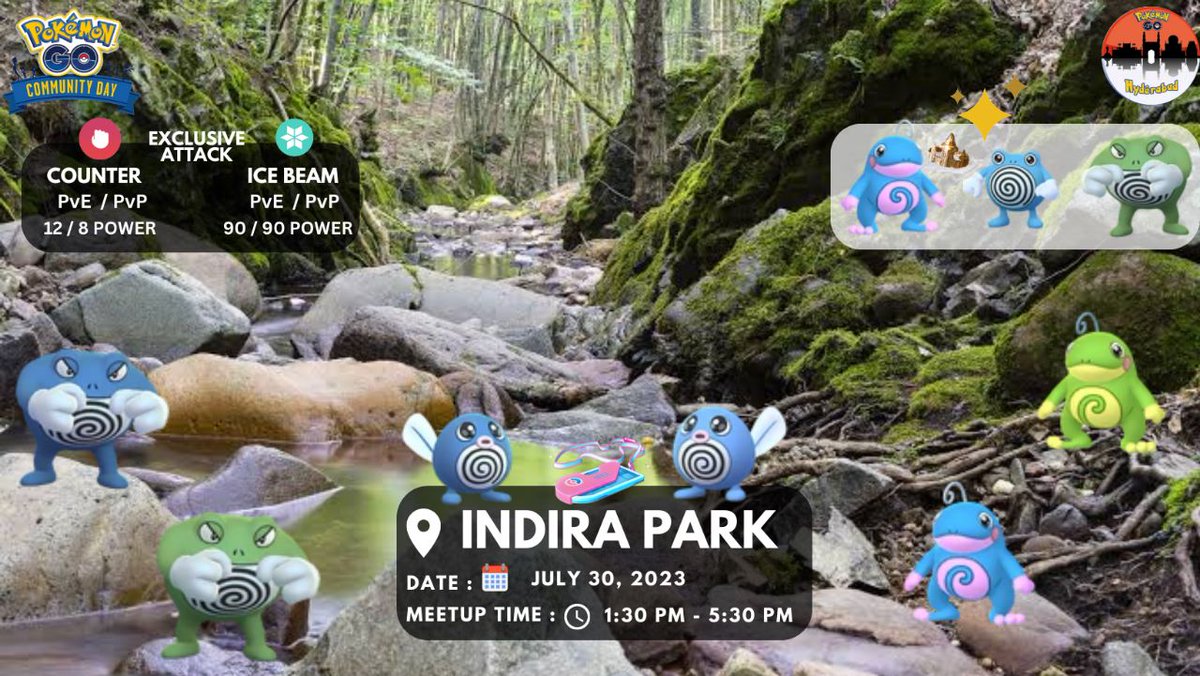 rayambaram's tweet photo. So excited, attending my local cday with my buddies🥳🥳🥳🥳.... #PokemonGO #CommunityDayMeetUp #PogoHyd @POGOHyderabad #Pokemon https://t.co/tbUBxEkFkO