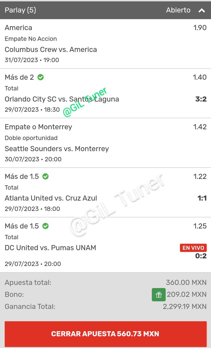 GiLTuner's tweet photo. ¿Creen que se gane o cuál falla?
#MrPelucholares
#deportes #leaguescup #barcelona
#parlay #freepick #GiLTuner #Checo #sawX #dinero #inversion https://t.co/T3Ih8HsQz2