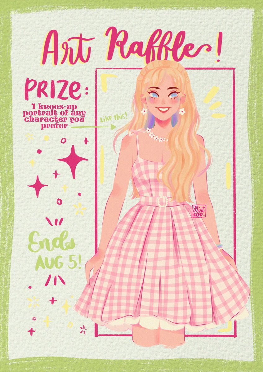 gaillepaints's tweet photo. ꒰restarting raffle😢꒱

🌷 Art Raffle!! 🌷

Prize: a knees-up portrait of any character you prefer (sfw only), like my art below!✨

Rules:
🍰 RT my pinned twt!
🍰 follow, rt, and like this post
🍰 comment your fave emoji!

Ends Aug 5! Winner will be randomly chosen. Goodluck!🥰 https://t.co/QjrtgRXXZg