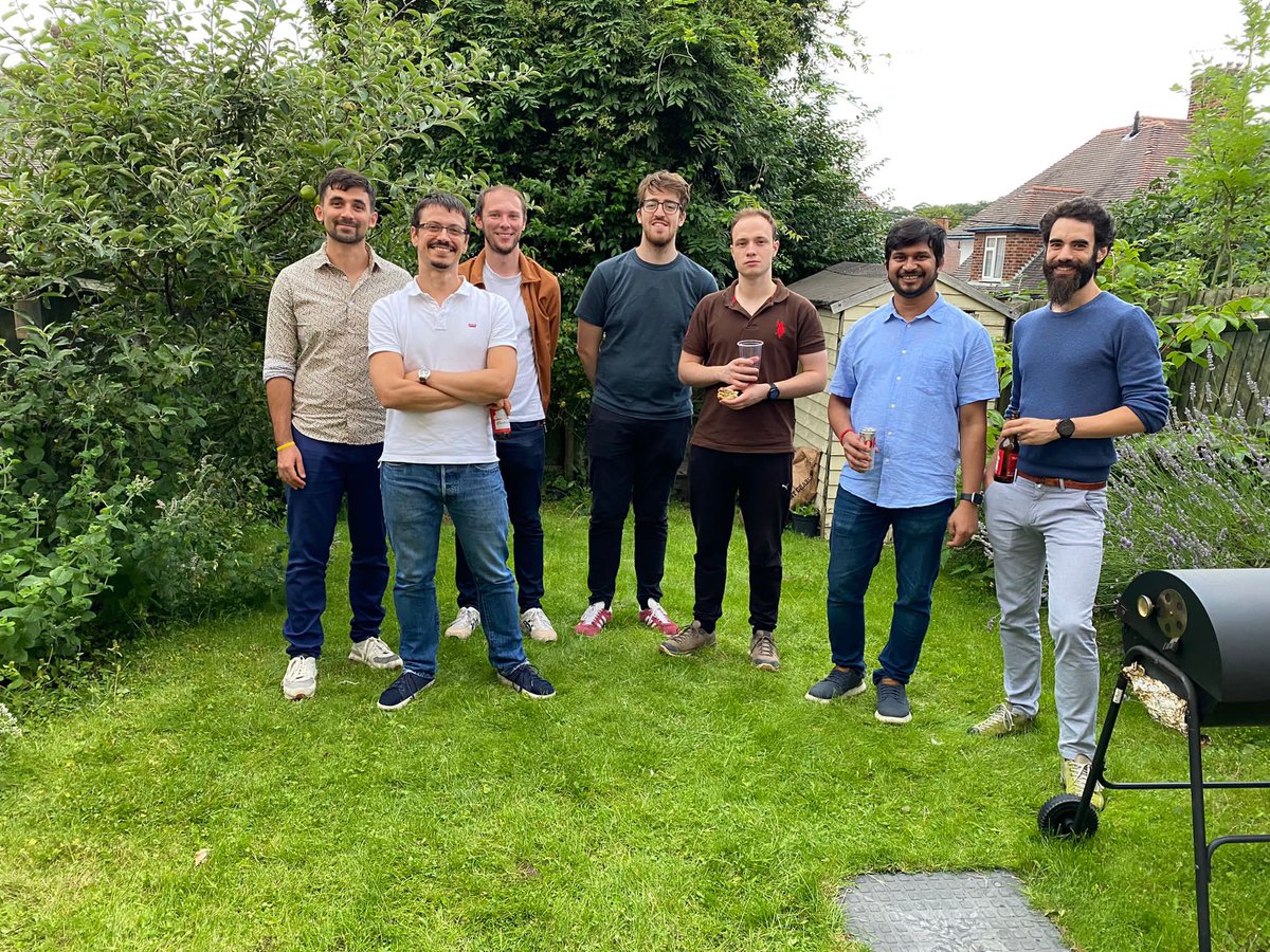 SilviResearch's tweet photo. Lovely group BBQ on Friday. Lot to celebrate and a bittersweet farewell to our first PhD student Dario, who will soon defend his thesis and start his industrial career @pharmaron https://t.co/ZJC9iFsjQ4