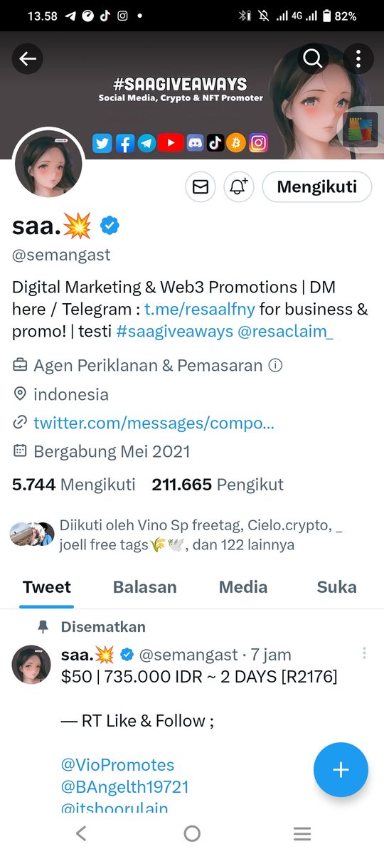 adindalys12's tweet photo. @jihanicorn @semangast @ARWEN_nft @noxuspi @Cryptoishazzz Bismillah bisa big win Ya Allah aamiin https://t.co/Q9TBZXks6Q