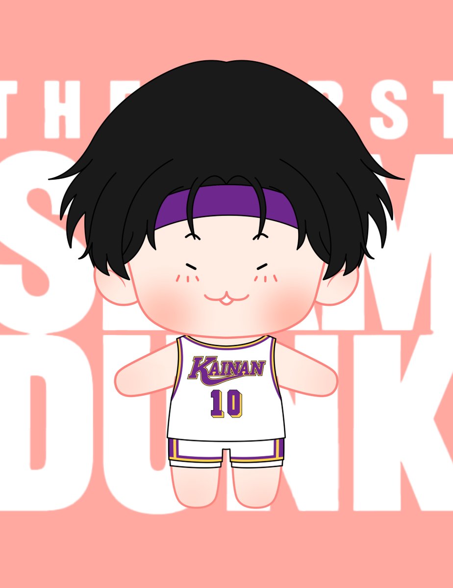 #솜도안매매 #솜도안판매슬램덩크 
슬덩 전호장 솜인형도안 판매합니다!  
판매가 25,000 (표정 2개, 헤어3개)  
디엠으로 문의주세요!