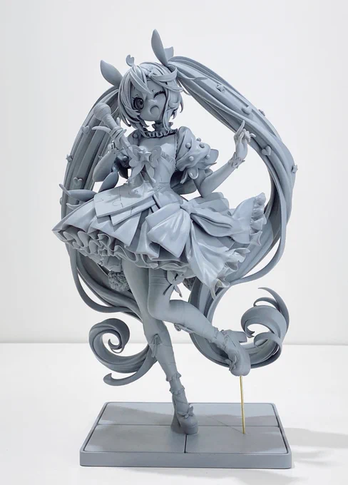 イラストを担当させていただいたMIKU EXPO 2023のフィギュアも見てきました!忠実に再現されてて…すごい…