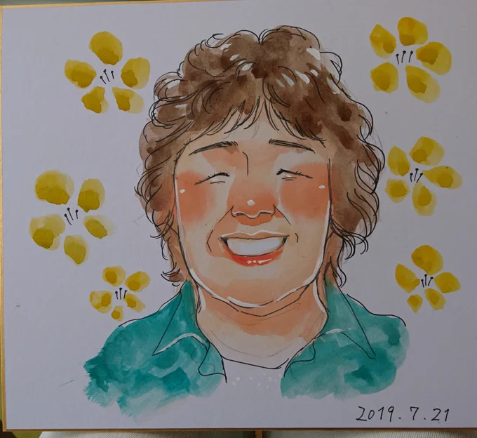 コミックエッセイストの前に実は似顔絵屋さんだったりします。 