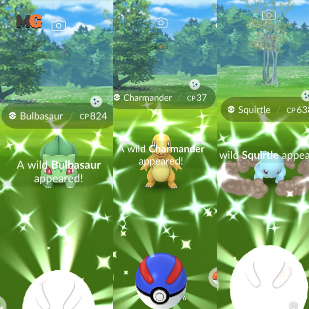 PokemonsMG's tweet photo. Shiny Kanto Starters๐ด๐ง๐ฅ
#PokemonGO #Pokemongo #bulbasaur #squirtle #charmender #shinypokemon https://t.co/fzlinnhuus
