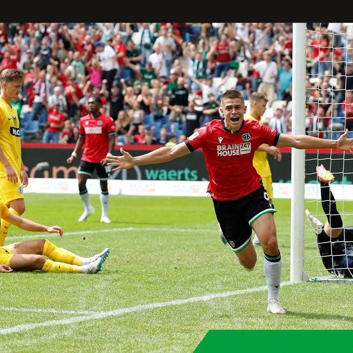 GemScouting's tweet image. Todays 2. Bundesliga match between Hannover and Elversberg showcased 2 promising young strikers.

🇩🇪🇮🇹 Nicolo Tresoldi (18,ST) the German U19 national scored off the bench for Hannover

🇩🇰🇦🇫 Wahid Faghir (20,ST) on loan from Stuttgart started for Elversberg and scored as well