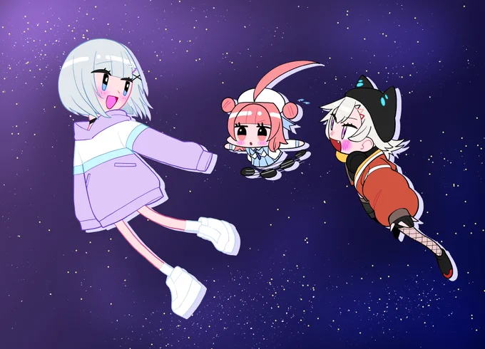 Universe #すぅあーと #濃いめのアート #引き小森画