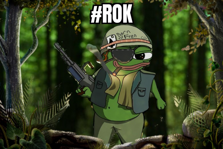MRXvMRX's tweet photo. Good morning #Kekistan,
Let the Normie Empire know who we are
0/0 Tax
No Airdrops
LP Burnt Forever
100/100 on Token Sniffer
Max Wallet 2%
No Dev
Fully Community Run
CMC Listed
#ROK #RepublicOfKekistan #ROKARMY #ROKNATION #KEK #MEME https://t.co/5IFkE2jBW7