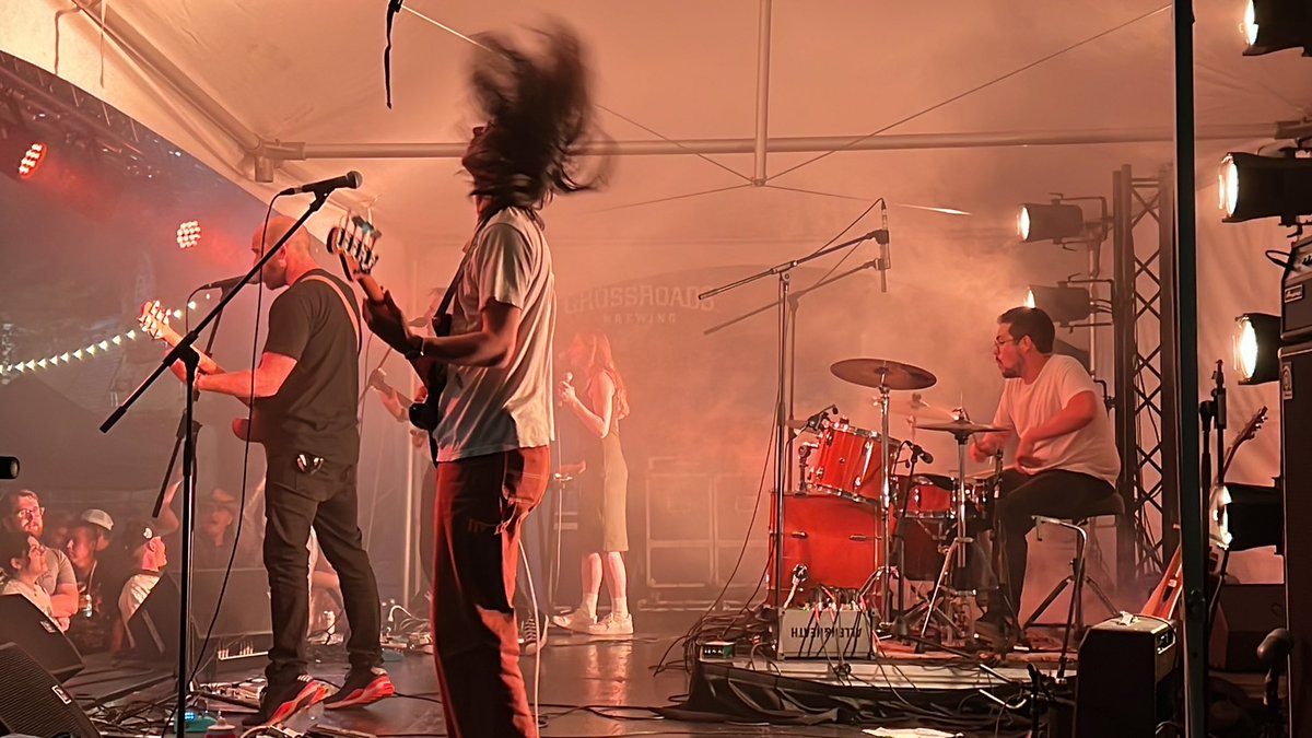 Unitymikey's tweet photo. @saidthewhale amazing show in Prince George tonight. Thanks for letting my
16 year old drummer son watch from the other side of the fence and for saying hi after. You are all legends! https://t.co/Anw0FqZ3Cp