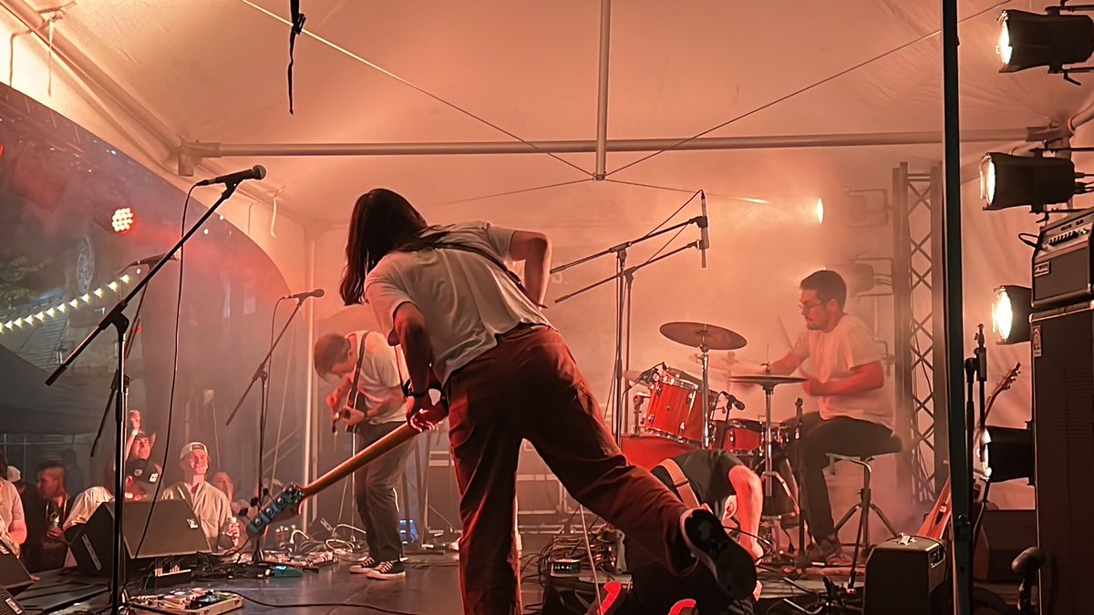 Unitymikey's tweet photo. @saidthewhale amazing show in Prince George tonight. Thanks for letting my
16 year old drummer son watch from the other side of the fence and for saying hi after. You are all legends! https://t.co/Anw0FqZ3Cp