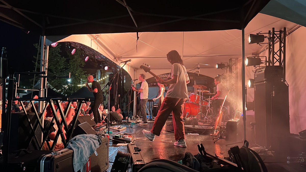 Unitymikey's tweet photo. @saidthewhale amazing show in Prince George tonight. Thanks for letting my
16 year old drummer son watch from the other side of the fence and for saying hi after. You are all legends! https://t.co/Anw0FqZ3Cp