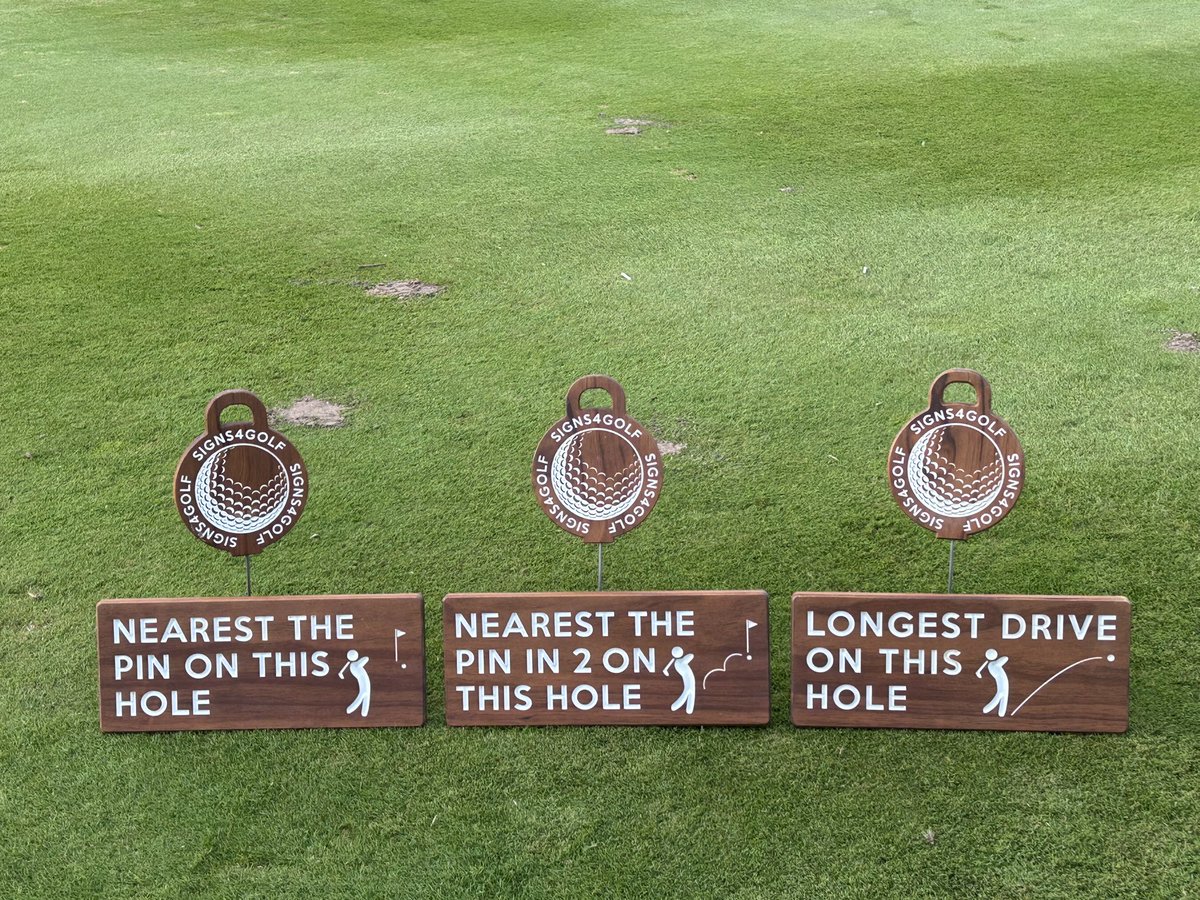 signsforgolf's tweet photo. Check out our new wooden Teebox sets. 

More and more clubs are moving towards our new wooden signs. 

#golf #swing #golfsigns #golfcourse #golfcoursesigns #drivingrange #golfing #golfball #bognorgolf #lovegolf #golfclub #golfsociety #golfislife https://t.co/lHxirXgtH9