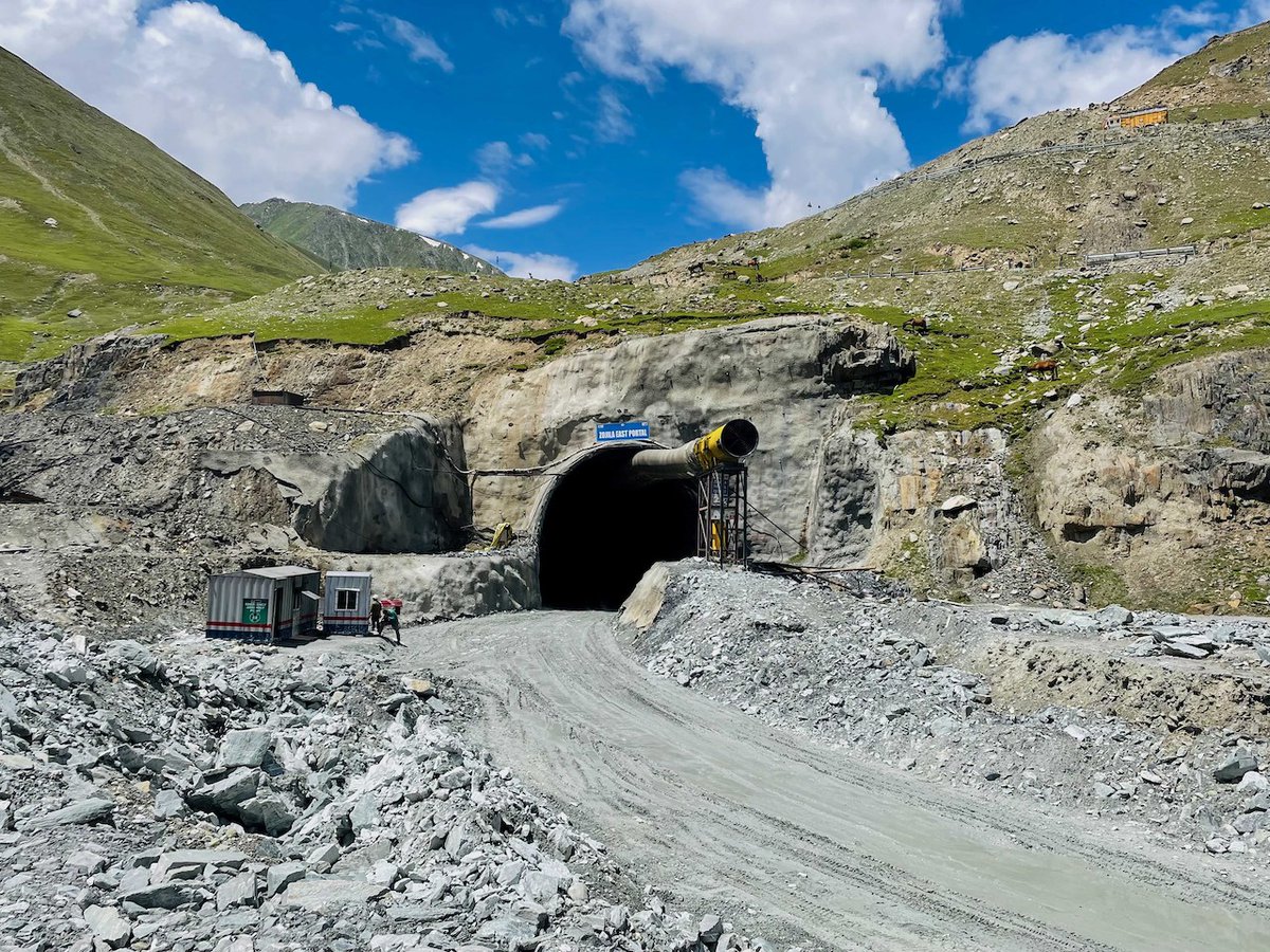 JAMMULINKS's tweet photo. SRINAGAR: Difficult terrain and weather challenges have pushed the deadline for completion of the Zojila tunnel, which will provide all-weather connectivity between the Kashmir valley and the Ladakh region, to December 2030, according to officials.

Read more at: https://t.co/ptzFulk9Aq