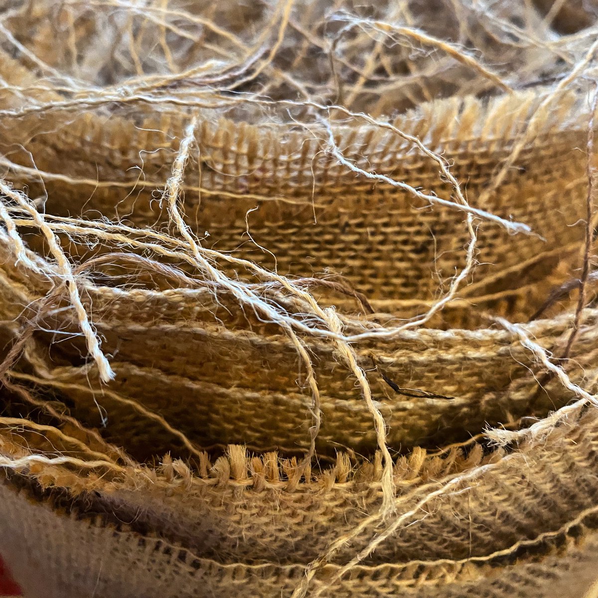 Sunday morning #creativity can’t wait to add #colour and #wax to the fibres of this #textilesculptures