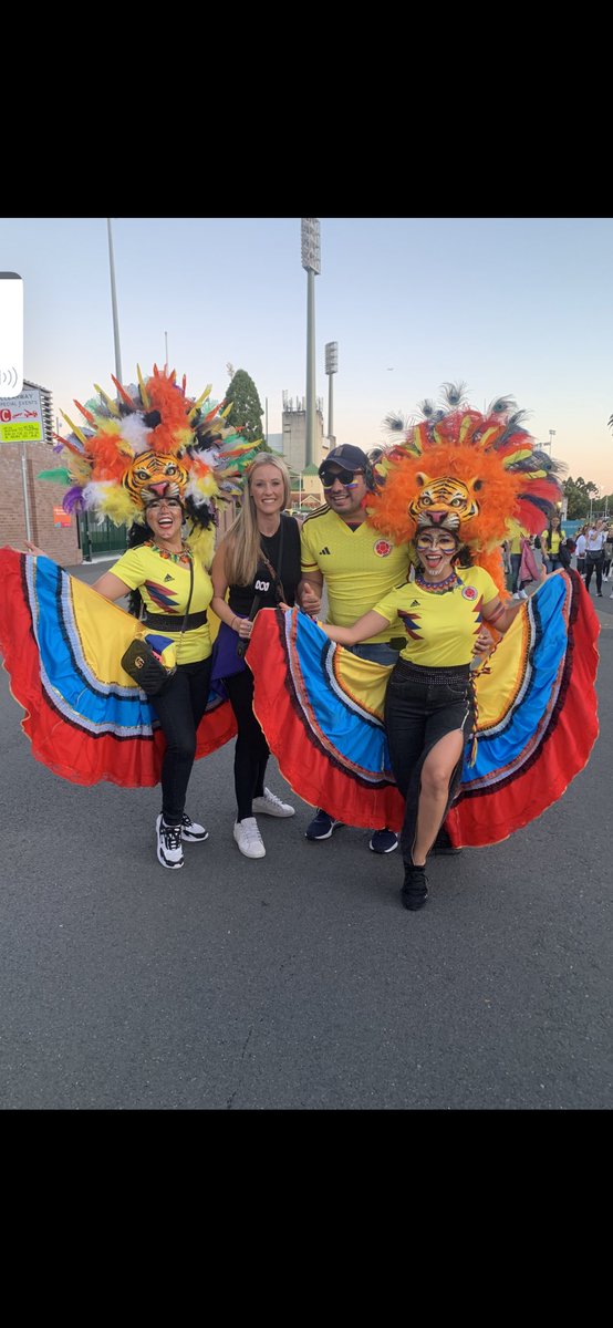What an atmosphere 🎉⚽️!#FIFAWomensWorldCup #GER #col  <a href="/abcsport/">ABC SPORT</a>