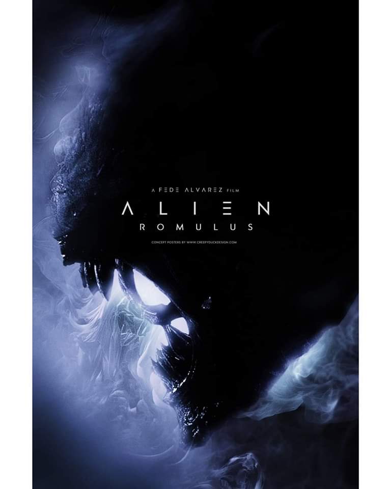 #AlienRomulus will hit theaters, before it drops on Hulu. Expected on August 16, 2024.
.
.
#Alien5 poster by @creepyduckdesign