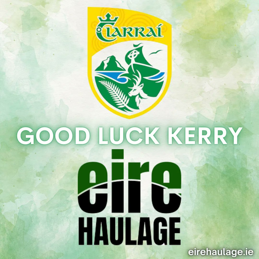 EireHaulage's tweet photo. Best of luck to @Kerry_Official today #upthekingdom #Kerry #eirehaulage https://t.co/OXhtLnP0bw
