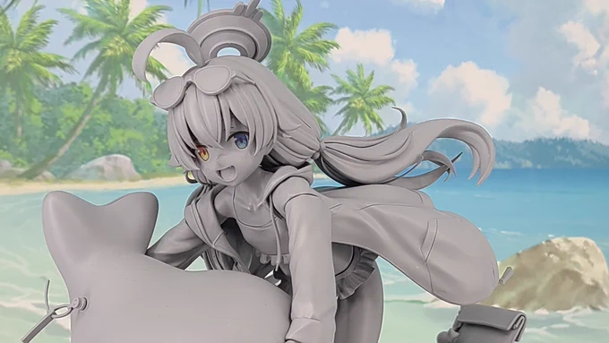 ぅあっづぃ〜 #WF2023S   ブルアカのフィギュアめっちゃ多いな。