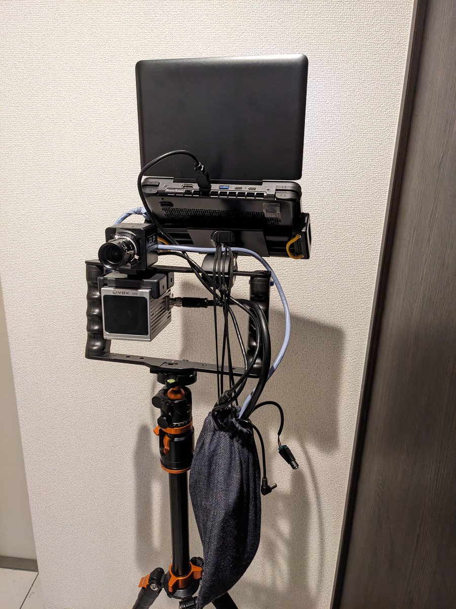 nationarity's tweet photo. カメラキャリブレーションがまだ詰め切れてなくて色がちょっとズレてる。でもフォトグラメトリと違って、その場でデータを確認できるのは良き。コストもミラーレスカメラ1台分ぐらいで全部揃った。 https://t.co/I0m2aOmakc