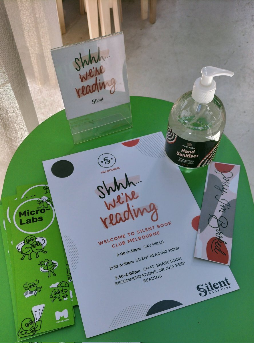 Silent Book Club Melbourne x Micro-Labs Melbourne July edition was a cracker ✨