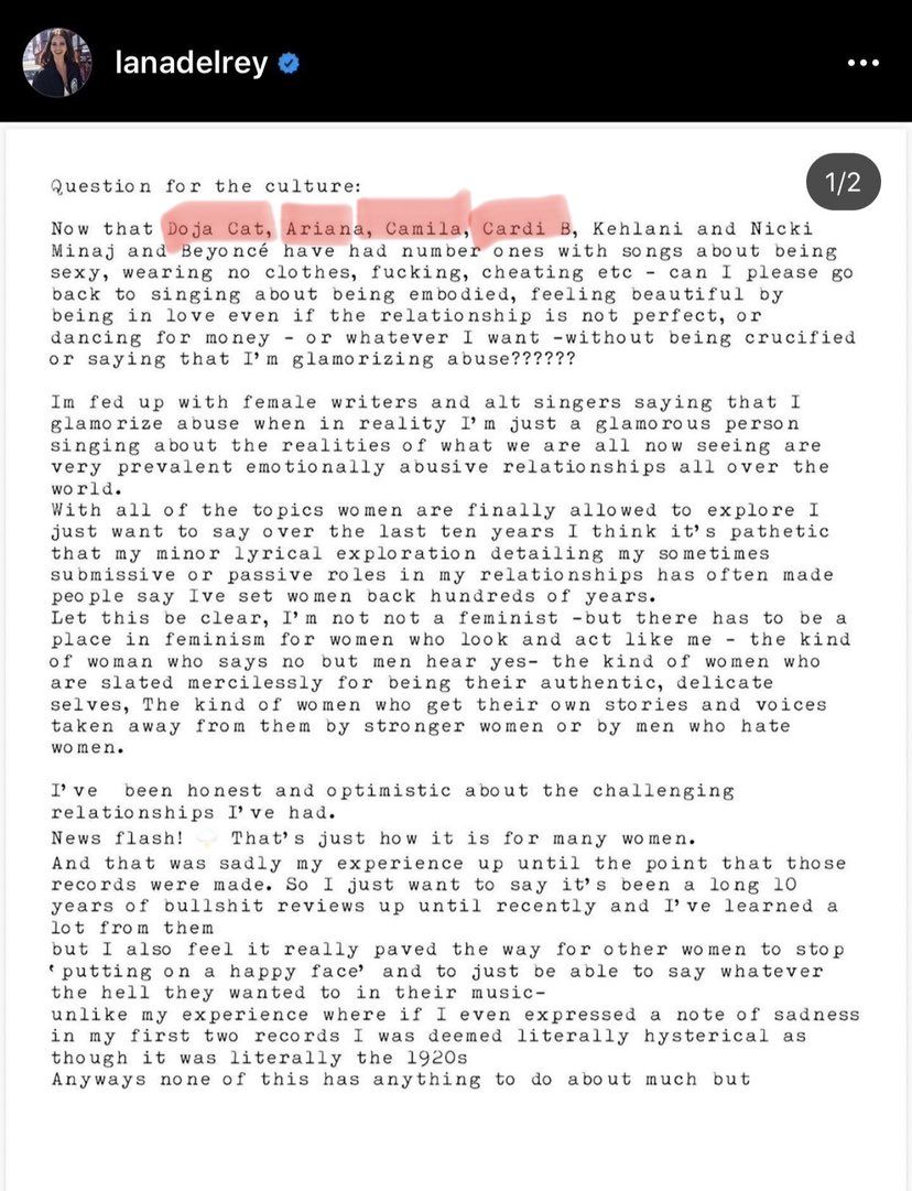 CinamonSluh's tweet photo. Lana Del Rey’s prophecy continues… https://t.co/d5NjQIRyxw