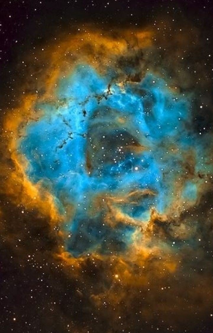 maiz_julio's tweet photo. NGC2244 Rosette Nebula in Monoceros constellation by LarryS. #Nebula #astromy #space #Universe https://t.co/78wEFpvFlT