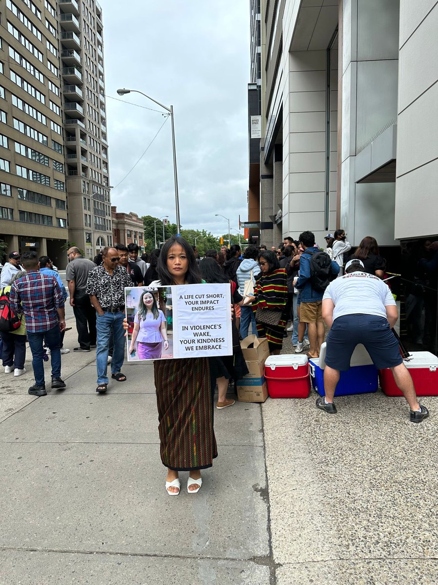 BeingChikim's tweet photo. Protest against ethnic cleansing of Kuki-Zo tribals by Meitei militants in Manipur held at Canada. 

#manipur #manipurviolence #manipurisburning #manipurviralvideo #manipurvideo #meiteimilitants #meiteiterrorists #kukizo #canada https://t.co/78fzqk1EOl