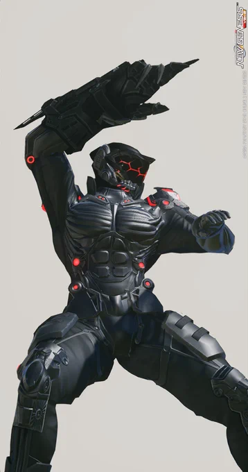 最&高 腕がアシンメトリーなのが増えてほすぃ… #PSO2NGS