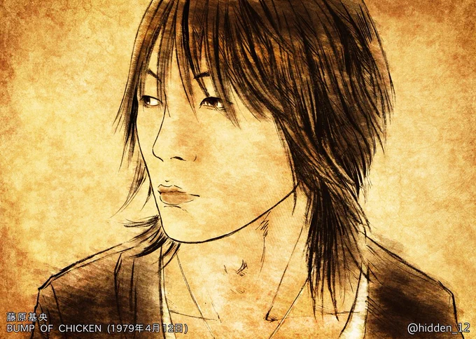 BUMP OF CHICKEN  藤原基央  ▽2021,04,12 Painted.