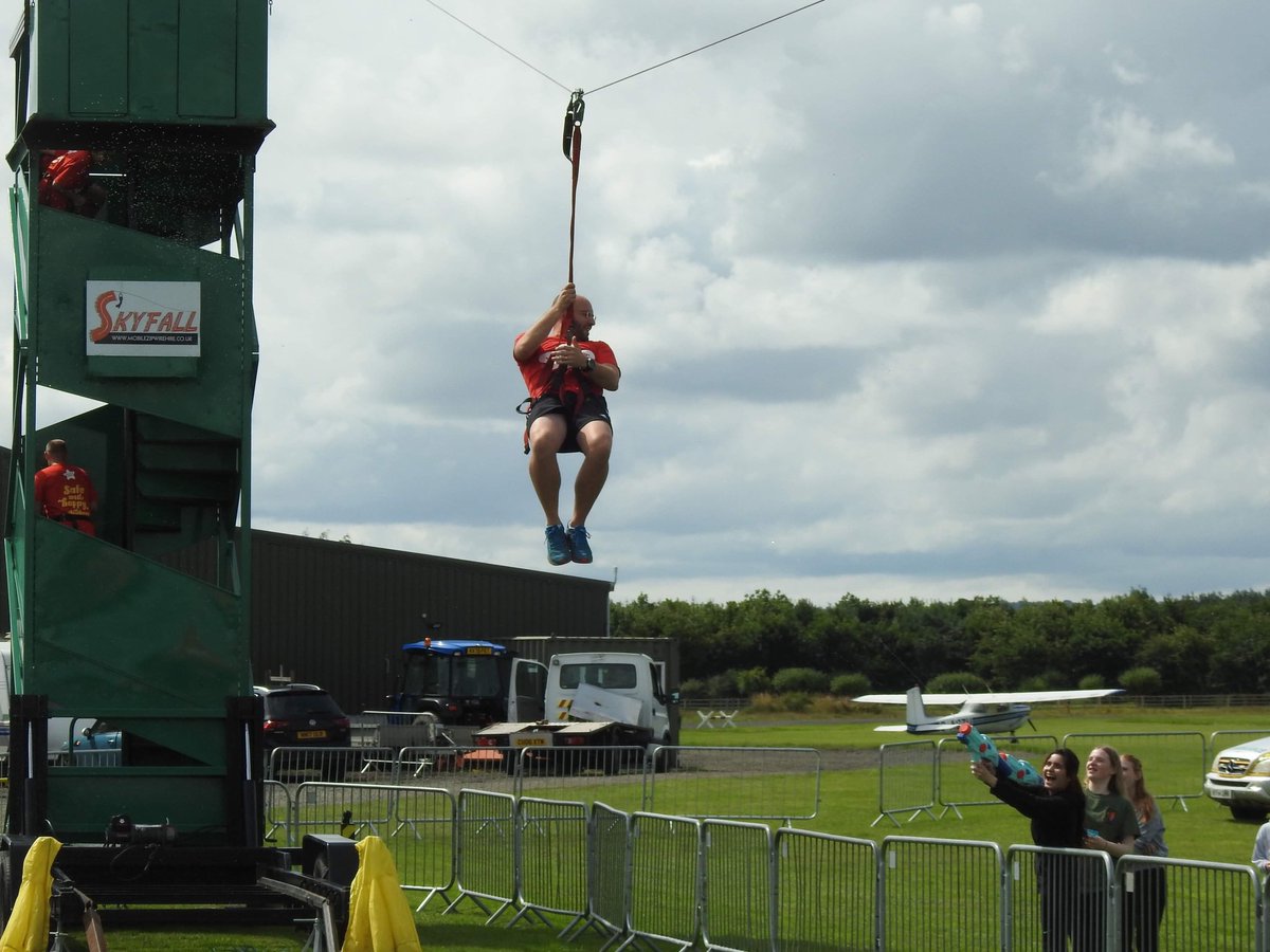 Challenge complete

20km covered by the two teams and a great amount of money raised for <a href="/actnforchildren/">Action for Children</a> 

A few bruised and battered team members not to mention a lot of very soggy participants because someone gave the kids water cannons!

Thanks to <a href="/EshottAirfield/">Eshott Airfield</a> for hosting