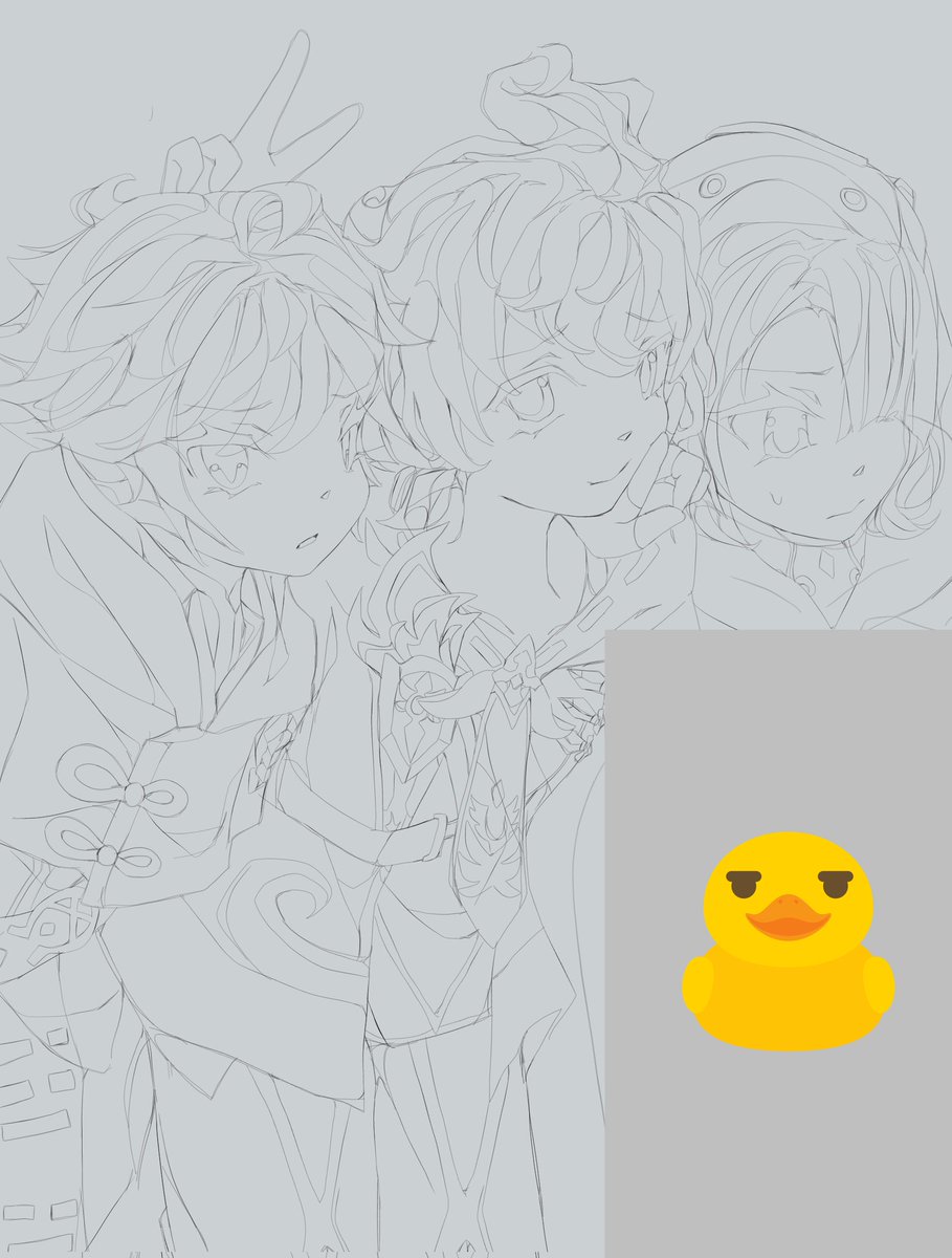 and 3 of my best cryo boys s
#chongyun #mika #freminet