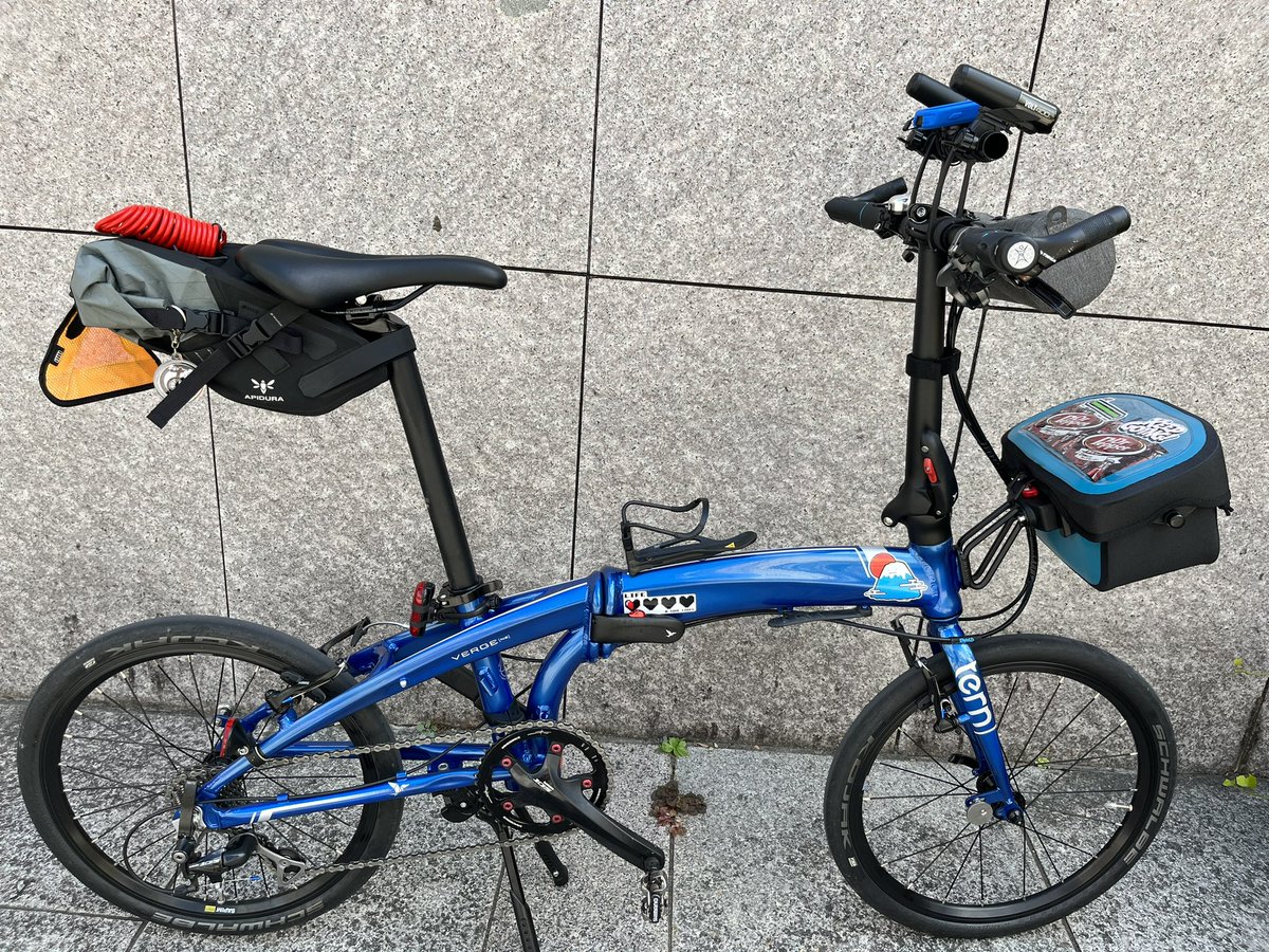 tern #おりたたぶ #サイクリング tern verge n8 自分的完成系です