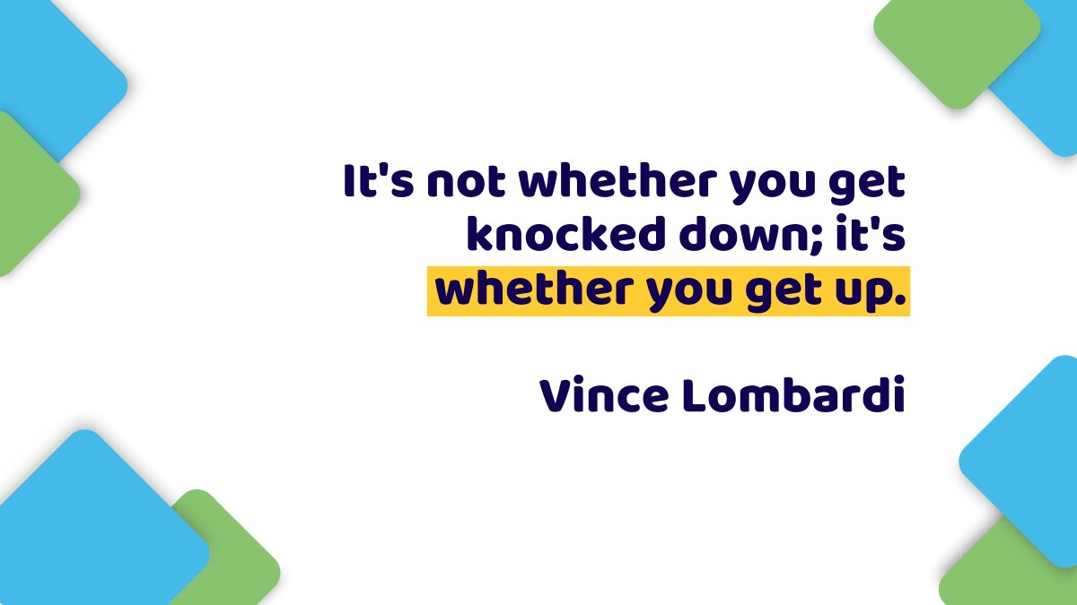 Good Sunday All!

Preparing for next week can be tough.

But remember, you own it!

What is the role resilience played in your personal journey?