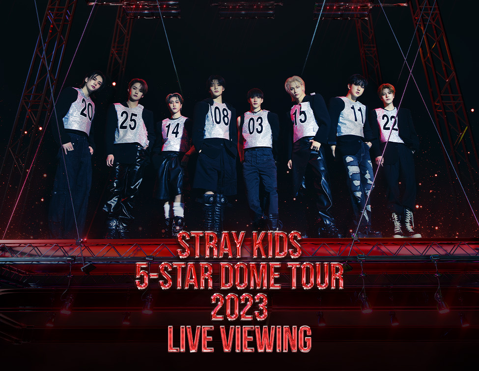 Stray Kids 5-STAR Dome Tour 2023」ライブ・ビューイング開催決定
