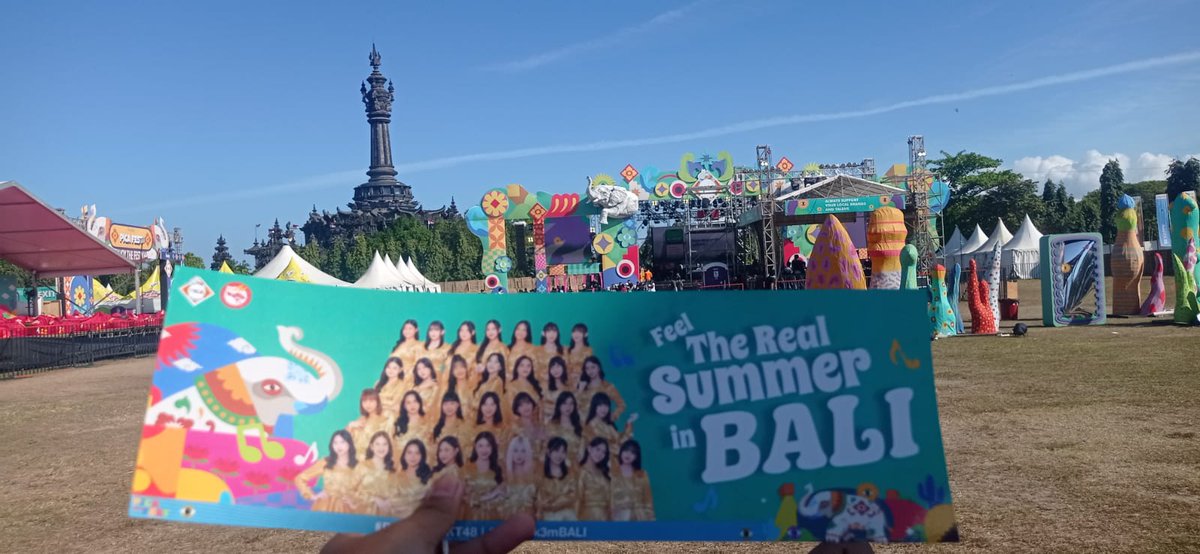 48timee's tweet photo. Bali cerah menyambut kedatangan sanggar tari ibukota⛅
Siapa yg dateng ke PICA FEST hari ini? Aku banh, akuu🙋🏻‍♂️

#JKT48k3mBALI #PICAFESTxJKT48 https://t.co/LWGa3EbchB