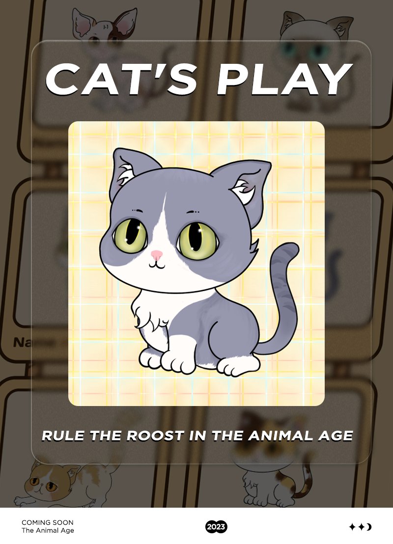 🚀 一鱼多吃？？？最强猫奴元宇宙项目"The Animal Age"来袭！110万猫奴社区首款猫咪养成类游戏即将正式上线Zksync！别错过7月30日的"猫奴养成计划"！在TAA官网完成任务，赢取猫奴经验(KSE)，兑换盲盒，有机会抽到创世猫咪及道具NFT！😻🚀💫   
抽3个白名单
关注：<a href="/TheAnimalAge/">The Animal Age🎄🐱</a>
点赞，转推，并<a href="/3/">Blair</a>个好友