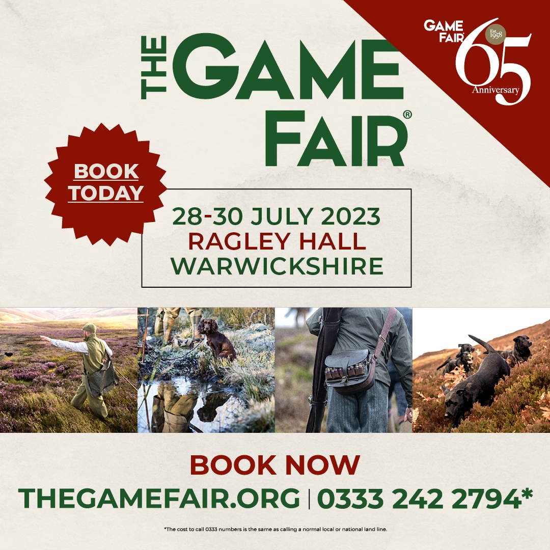 It is the last day at <a href="/TheGameFair/">The Game Fair</a> today! 

However, if you aren't able to join us, why not make the most of the Sunday! We hope you are able to get out and about in the fresh air and enjoy our good old countryside! 

Thank you to everyone who said hello to us this weekend!
