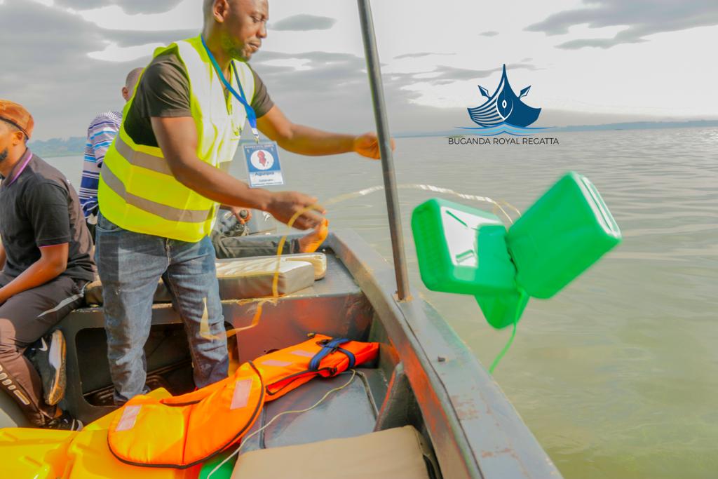 bugandaregatta's tweet photo. As we gear up to the Masaza Regatta, the organizing committee carried out training activities for paddlers around Entebbe. The mock exercise was also a sensitization platform on the rules and regulations to be followed. This is an effort to standardize the sport. @fsnakazibwe https://t.co/ZS631plJLU