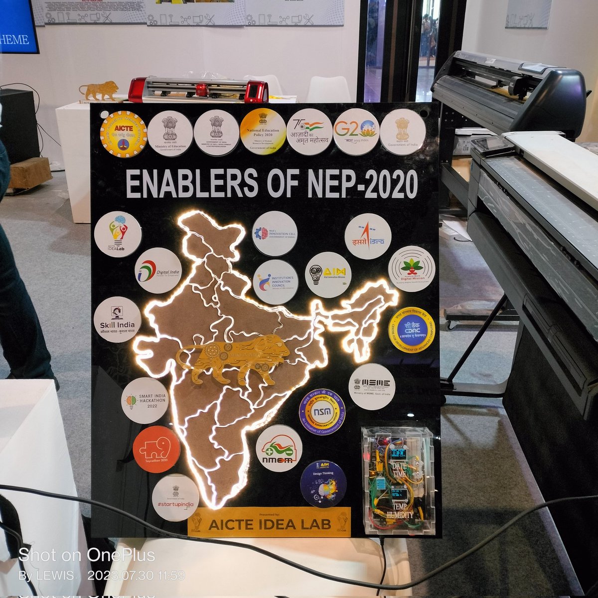 alka2411's tweet photo. "Delighted to participate in the Exhibition celebrating 3rd Anniversary of National Education Policy 2020 at ITPO, Pragati Maidan! Huge thanks to my school principal for this wonderful opportunity. #NEP2020 #EducationMatters
@vividh87 @narendramodi https://t.co/hkD6dTcYQY