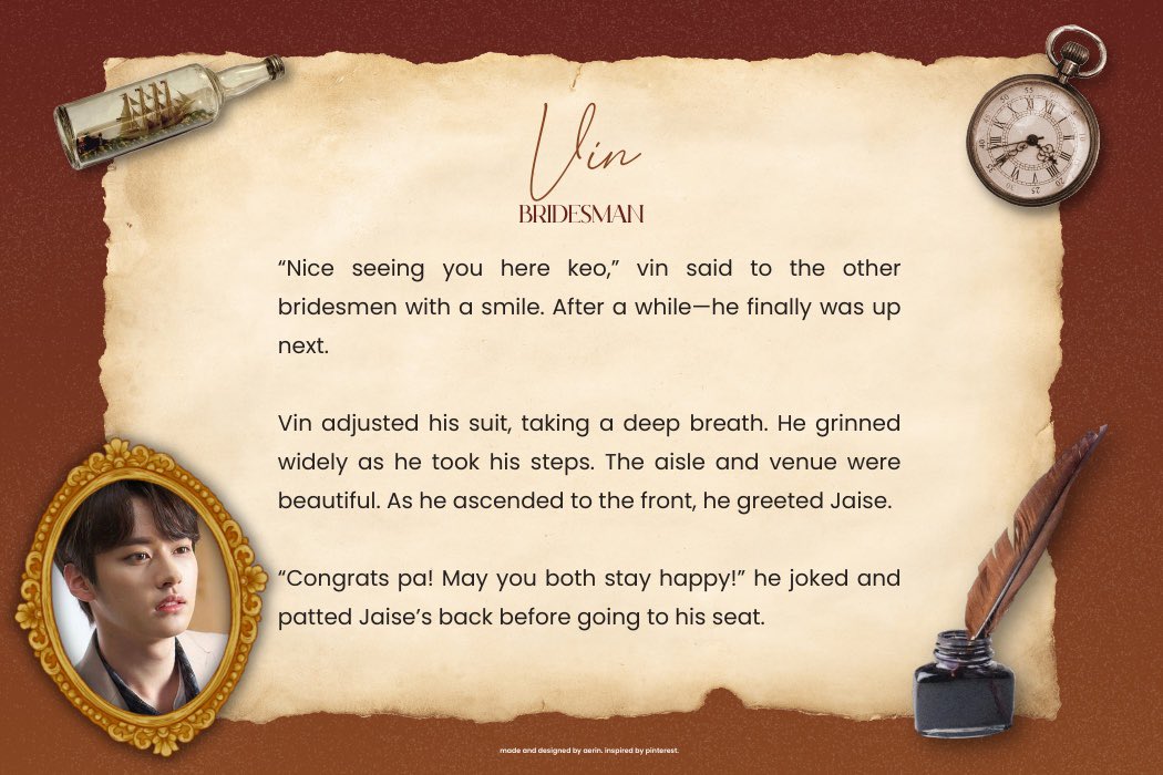 ☀︎ ˖° ⋆ THE GROOM ◟VIN ⋆。˚ ༄ tweet media