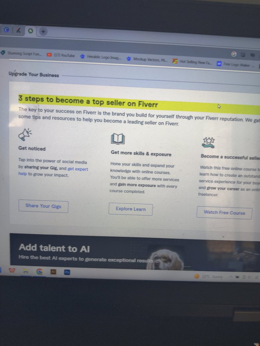 MShammas5's tweet photo. @FiverrSupport  
There is a problem in my profile since few days. The way the narrator of the computer is on and the computer assistant guides simultaneously, the same way this problem is coming in the Fiverr profile.I want to do it. This issue is only happening on fiverr. https://t.co/hYuOwffnIS