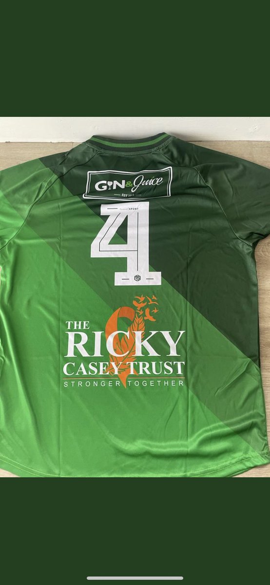 Take a look <a href="/ChaddertonFC/">Chadderton FC</a> new kit. 🧡We are proud to have our place on the back and thank them for their support. 🧡🙌
We would like to wish the team the best of luck this season. 💚🧡
Please read more about us @ therickycaseytrust.org.uk 
<a href="/ginandjuicebar/">Jüce (Formerly Gin & Juice)</a> <a href="/TalentEdu_UK/">Talent Education</a> <a href="/DavidMay04/">David May</a>