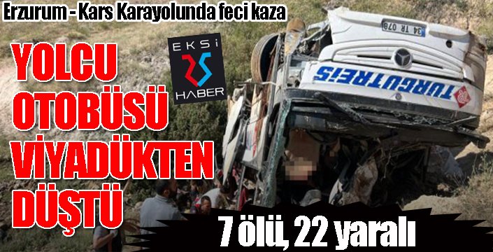 Erzurum - Kars karayolunda feci kaza: 7 ölü, 22 yaralı... eksi25haber.com/erzurum-kars-k…